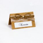 Svadobná menovka "Čaro jemnosti"