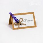 Svadobná menovka "Levander dream"