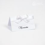 Svadobná menovka "Čipková romanca"